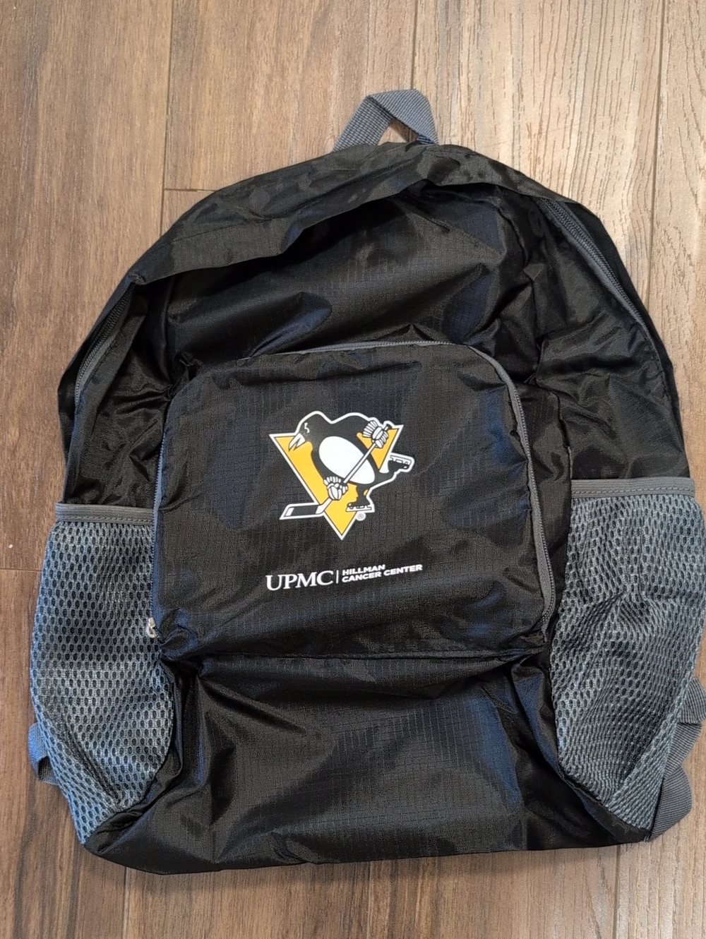 Pittsburgh Penguins Hockey Black Tote Back Pack Bag